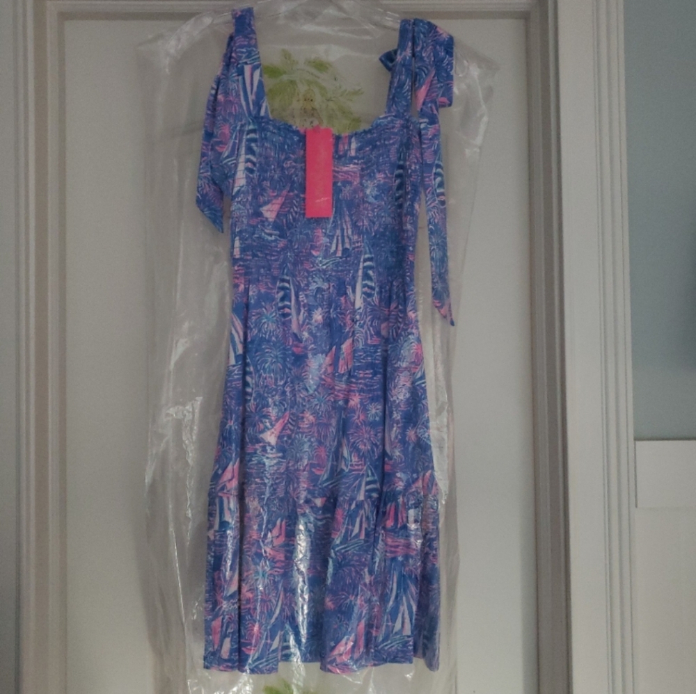 Lilly Pulitzer kailua smocked dress XS